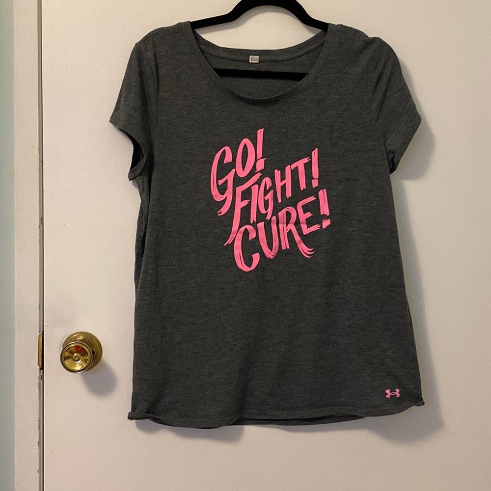 Under Armour Breast Cancer Awareness Workout Short Sleeve Top